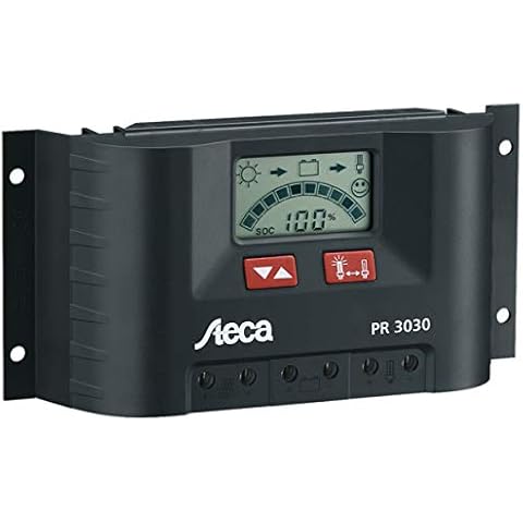 Steca PR3030 3030 Solarladeregler mit LCD Display und Lastausgang für 12 V Verbraucher bis 30 A Cover