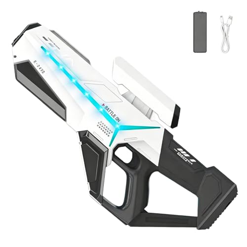 Pistolet à eau automatique électrique avec réservoir grande capacité et tir longue portée