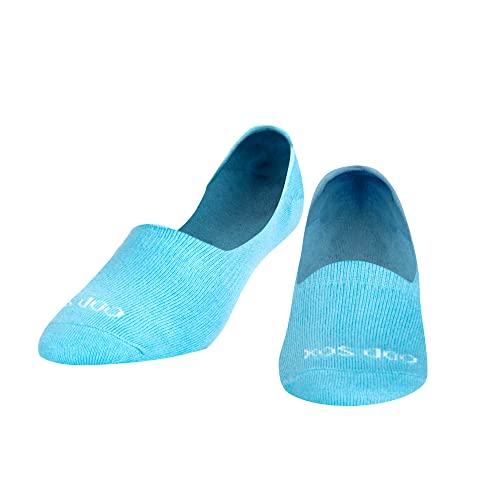 Image of Odd Sox - Basix Unisex Medium No Show Socks - Cotton Blend Low Profile - Heather Colors - Breathable Everyday Comfort