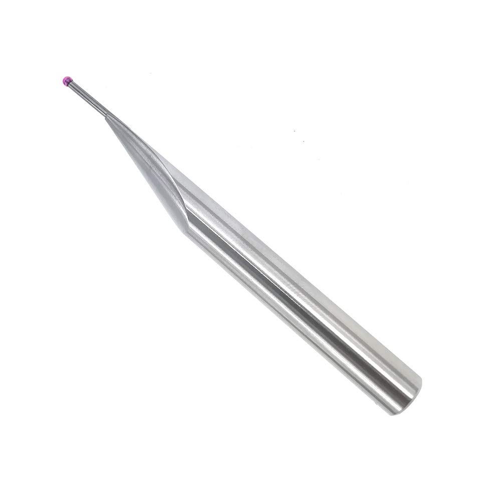 Ball Tip Probe Insert 2mm Diameter Ruby Ball Tips 8mm Diameter Shank 80mm Length for Height Gauges 54-194-908(2mm Ruby Ball)