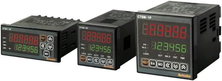 CT4S-1P4T, Counter/Timer, W48xH48mm, 4-Digit, LED, 1 Preset, PNP or NPN Input, Prescale Value Setting, Relay SPDT(1c) 250VAC 5A, NPN Open Collector Output, RS485 Communication Output, 100-240 VAC