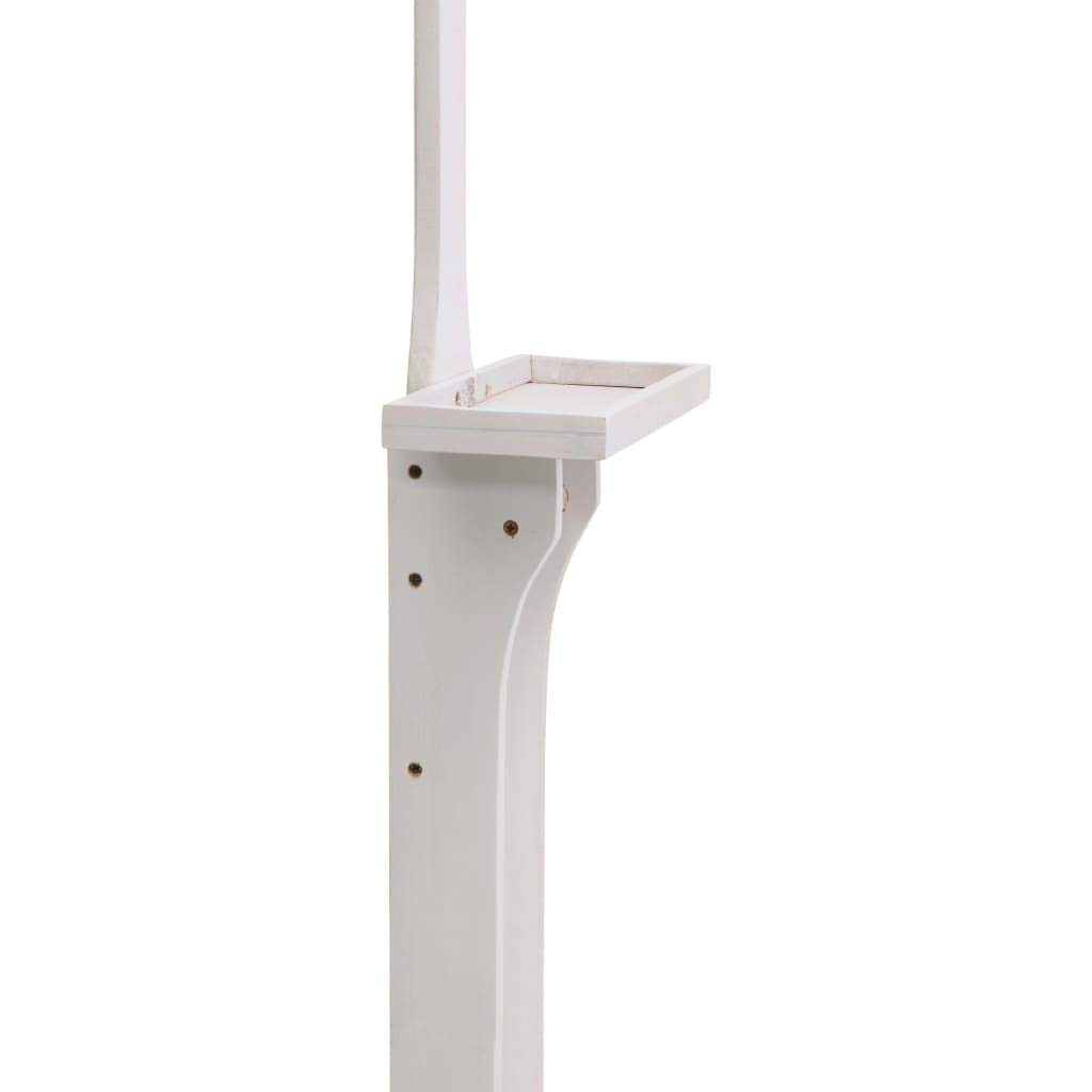 Festnight Douche de Jardin Douche Solaire pour Piscine Blanc Bois 75 x 75 x 221 cm
