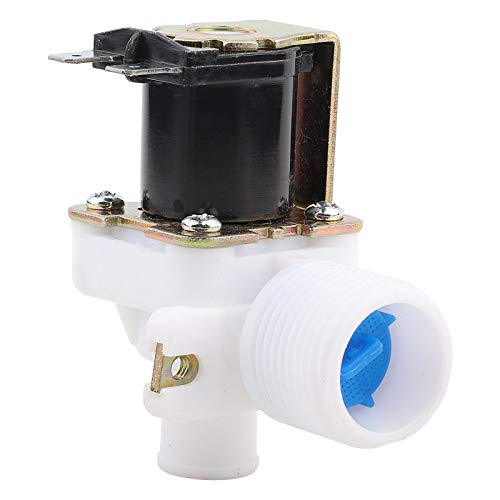 Water Inlet Valve, AC 220V/240V BSPP 3/4”Washer Water Inlet Electric Solenoid Valve Washing Machine Replacement Part FCD270A