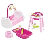 POUR QUE LES ENFANTS S'OCCUPENT DE LEUR BÉBÉ : Jouets Ecoiffier propose tout le nécessaire pour que les bambins jouent aux parents dévoués en prenant soin de leur bébé tout au long de la journée.