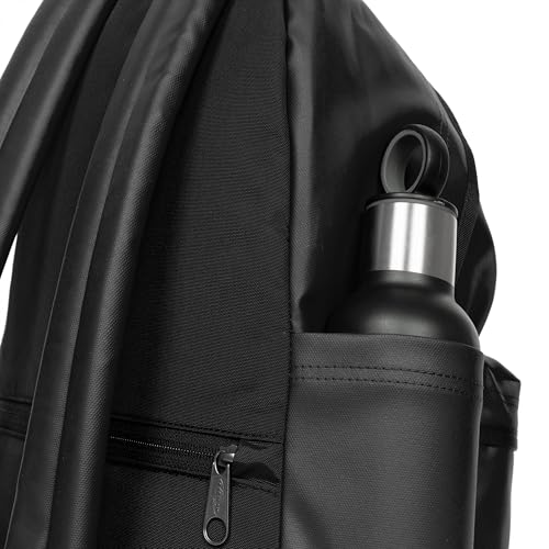 EASTPAK Day Pak'R – 24L Backpack with 14" Laptop Sleeve, Front & Security Pockets, Side Compartments, Adjustable Straps, 100% Polyester, Tarp Black4