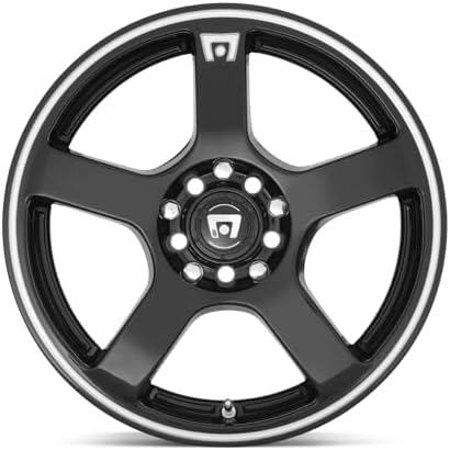 Miniatura 6 de Motegi MR116 FS5 16X7 5X1004.5 5.57 1.575 in NEGRO BRILLO CON BRIDA MECANIZADA - MR11667031340