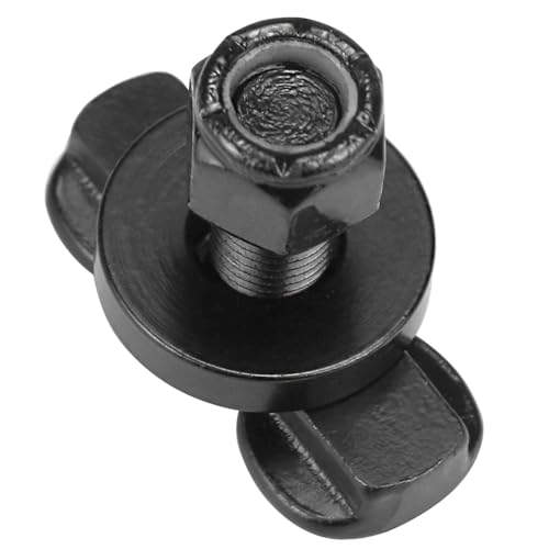 QWORK L-Track tuerca roscada doble lengüeta 6000 libras de acero 2