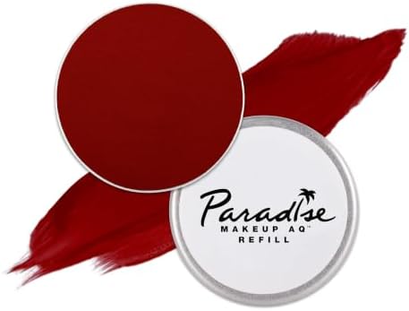 Mehron Makeup Paradise AQ - RED, Water-Activated Face & Body Paint