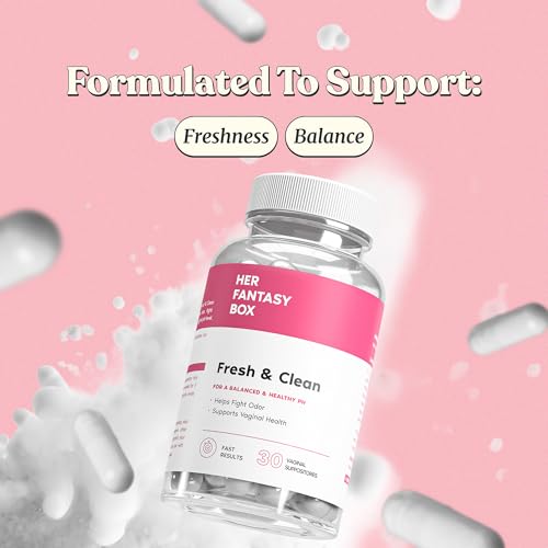 image for Her Fantasy Box | Fresh & Clean – Boric Acid for pH Balance, Odor Co