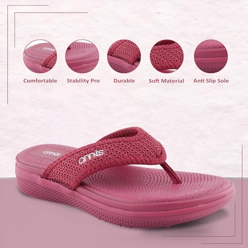 Image of ANNTS Women Black /Black EVA Slipper Sandal | Comfortable| Stylish | Modern Design | Breathable | Slip Resistant | Skin Friendly Material