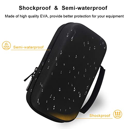 Bovke Carrying Case Compatible With Halo Bolt 58830/57720/44400 Mwh Acdc Max 55500 Mwh Portable Phone Laptop Charger Car Jump Starter, Mesh Pocket Fit Ac Outlet, Car Charger, Jumper Cables, Black #TOP2