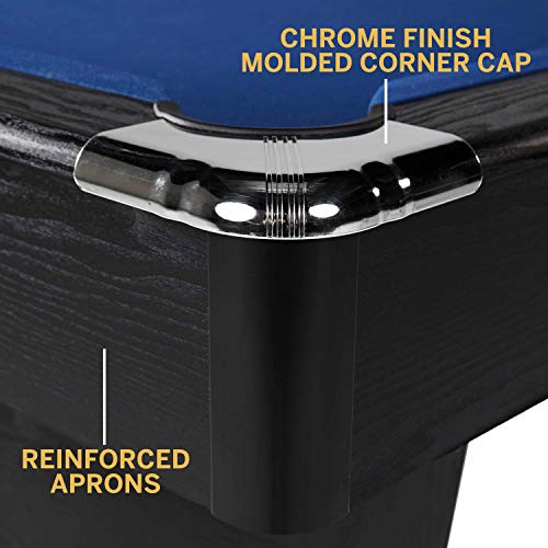 Image of Barrington Billiards Drop Pocket Pool Table with Complete Accessory Set