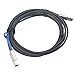 H!Fiber.com 12G External Mini SAS HD SFF-8644 to Mini SAS SFF-8644 Cable, High Density HD Cable, 1-Meter(3.3ft), for Hard Disk Server, SAN, Raid Card