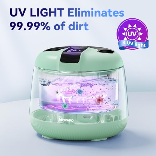 Image of Ultrasonic Retainer Cleaner Machine 48kHz, Dental Ultrasonic Care Cleaner | Ultrasonic Retainer Cleaner for Dentures, Aligners, Mouth Guards, Toothbrush Heads and Jewelry with 200ML Capacity