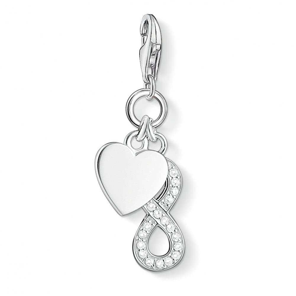 THOMAS SABO Silver Heart and Infinity Charm 1248-051-14