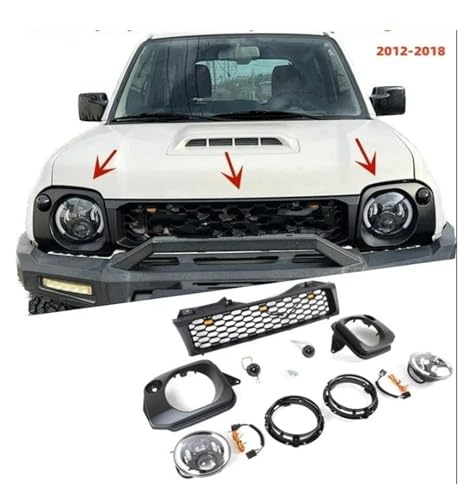 Calandre Suzuki Jimny face avant cassée solution grille LED 2012-2018