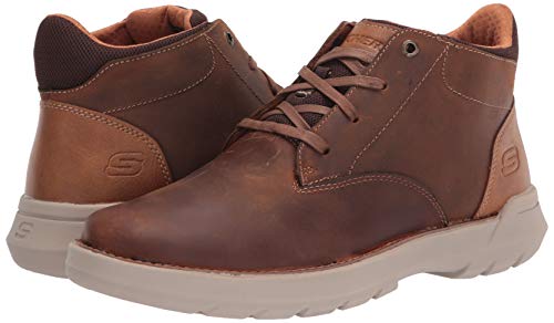 Skechers Men's Doveno-Molens Lace Up Boot Hiking, Cdb, 10 Medium Us #TOP6