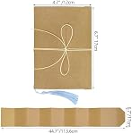 jiebor 2 Pack Small Accordion Scrapbook Photo Album for DIY Wedding Anniversary Daily Recording