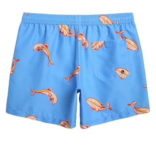 Image of maamgic Mens Swim Trunks 5 Inch with Mesh Liner Breathable for Beach
