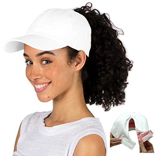 Ponyflo Satin Lined Cap (White) #TOP3