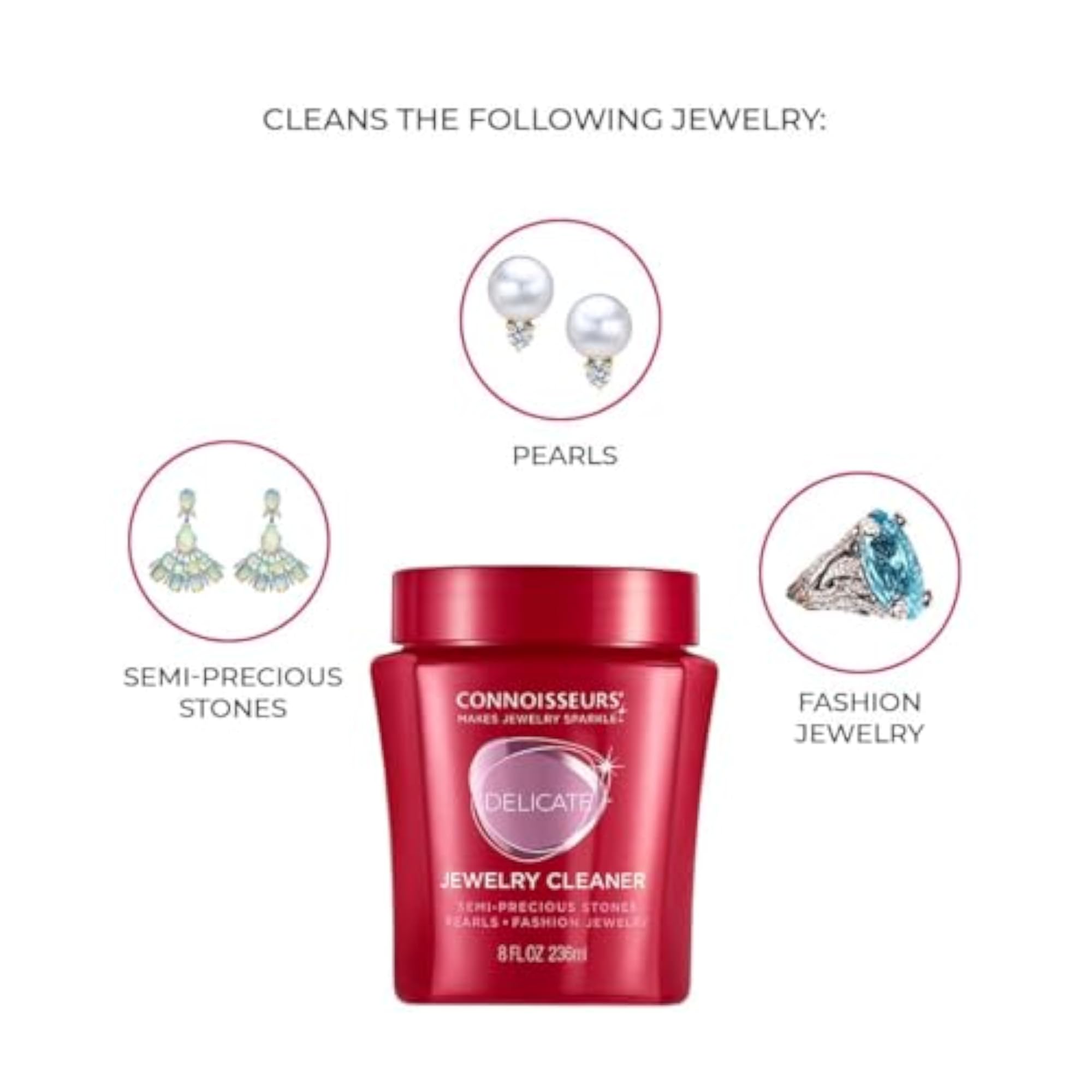 Connoisseurs Delicate Jewelry Cleaner for Diamonds