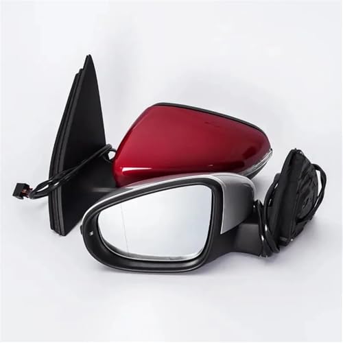 Couvercle rétroviseur Golf 6 résistant aux chocs coque de protection rétroviseur extérieur - 5
