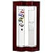 Lily's Home Desktop Weather Station with Galileo Thermometer & Fitzroy Storm Glass Weather Predictor, Ideal Gift for Friends and Family, Indoor & Outdoor Home Décor (4.9” L x 2.8” W x 7.9” H)