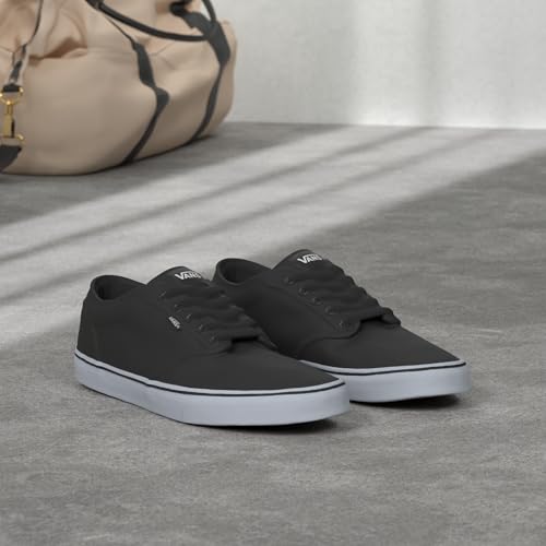 Vans Atwood, Sneaker Hombre, Canvas Black White, 42.5 EU
