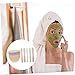 HONMEET 5pcs Facial Mask Bowl Silicone Mixing Bowls Stirring Rods Beauty Tool for Random Color