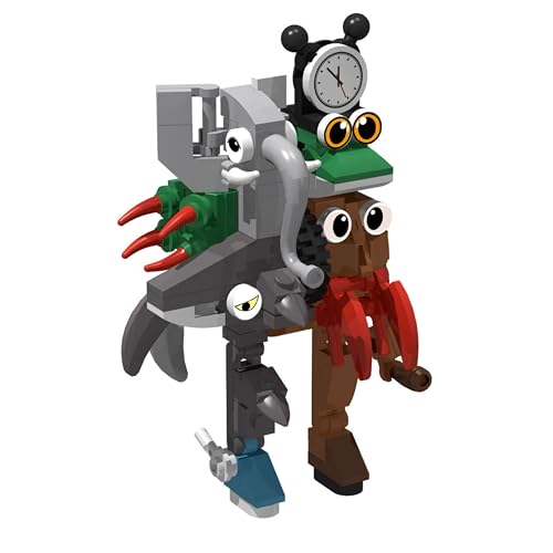 変異 トゥントゥントゥンサフール ブロック 積み木 トララレロ・トララ ネットミーム イタリアンブレインロット キャラクター フィギュア プラモデル組み立てキット 子供 キッズ 立体パズル モデルオーナメント インテリア コレクションアイテム (ゆうごう