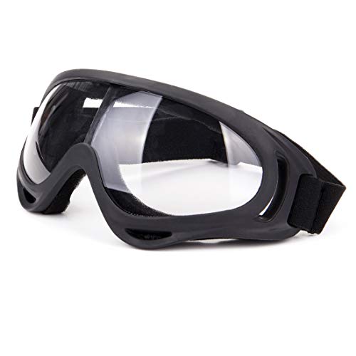 DODOING - Gafas de esquí unisex con protección contra el viento, 100% UV, para ciclismo, motocicleta, motos de nieve, esquí, deportes al aire libre