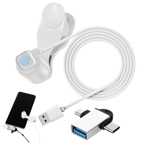 Image of UKCOCO Micro USB Adapter and Screen Kit USB Connector for Phone Tablet and Computer Portable Auto for Gaming Social Media Likes and Live Streaming White