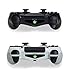 Produktbild 2x Weed Cannabis Gras Marijuana PS4 Controller Sticker Skin Aufkleber Decal PlayStation 4 Schwarz