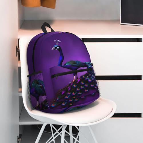 Sac à dos universitaire violet pour vos journées de cours et révisions - 7