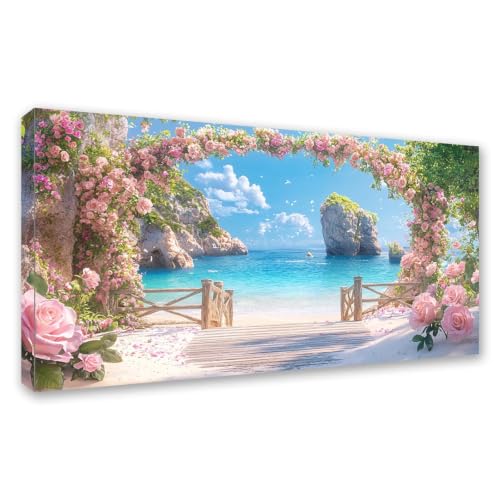Paysage diamond painting carré grand format anti-stress pour décoration murale DIY