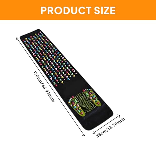 Image of Acupressure Mat Reflexology Walking Stone Home Foldable Foot Massage Mat Pad1 Foot Massage Mat Massagers Massagers| Massage |Health & Beauty