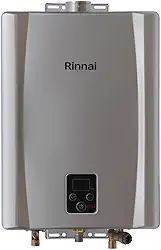 Rinnai E17-17 litros GN (Gás Natural) Prata - Aquecedor de Água a Gás Digital REU-E171 FEH