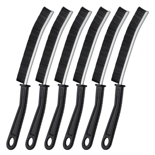 SUOXU Fugenreinigungsbürste,6 Stück Hartborsten Ecken Reinigungsb...