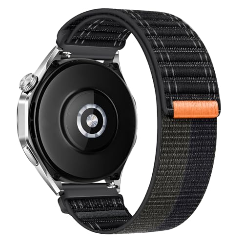 Image of XMUXI Compatible with Huawei Watch 4 Strap Nylon Solo Loop GT4 GT3 Replacement Band for GTR 4 Quick Release Venu 2 /3 /Vivoactive 4 Watch Strap 22mm Nylon Strap Women Men