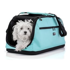 Sleepypod Air – Airline Approved Pet Carrier and Crash-Tested Car Seat for Cats and Dogs up to 18 lbs (Robin Egg Blue)