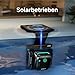 WYBOT S2 Solar Vision Roboter-Poolreiniger, solarbetriebene Ladestation, automatisches Andocken und Aufladen, KI-Kamera und Schmutzsuche, Doppelfilter, verbesserte zeitgesteuerte Reinigung (Schwarz)