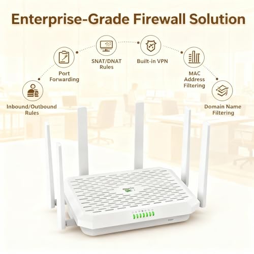 Image of InHand Networks 5G Router AX3600 WiFi 6 Cellular Router,Certified by Verizon,AT&T,T-Mobile,Link Backup, Cloud Managed,2x2.5GbE Ports,Internet for RV,Mobile Business,Rural Home & Office (for Verizon)