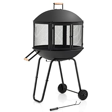fire pits with wheels