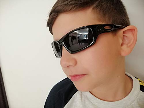 FEISEDY Kids Polarized Sport Sunglasses Rubber Frame Boys Girls 3 to 12 Age Children Gift B24532
