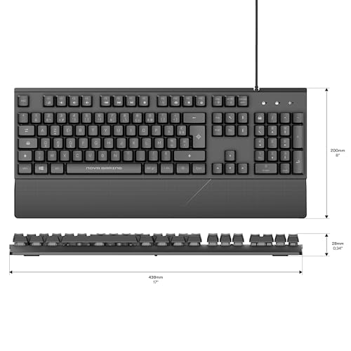 Clavier filaire RGB Nova Gaming Auriga - vue 4