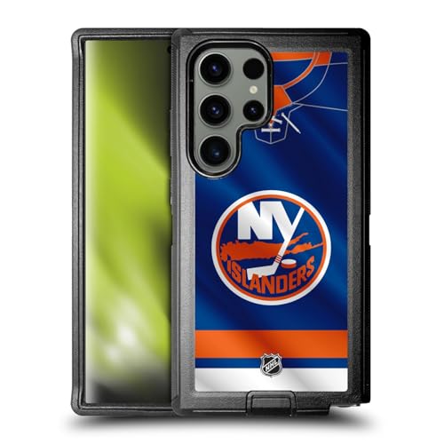 Coque robuste Samsung Galaxy S24 Ultra NHL Islanders évite les bris d'écran