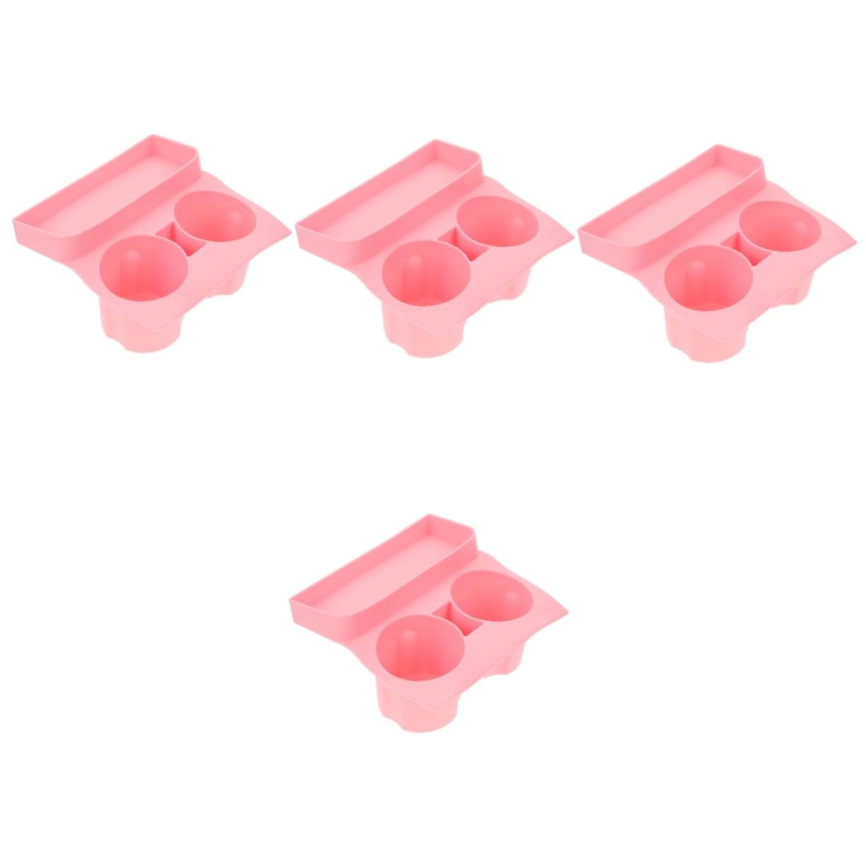SOLUSTRE 4pezzi Portabicchieri Auto Per Model e Model Supporto Per Bevande Stabilizzatore Con Design Elegante e Facile Accesso Accessorio Per Consolle Centrale