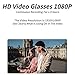 XUMIUZIY 1080P Video Recording Glasses, Smart Glasses with Camera, 120 Wide Angle Lens, Loop Recording, Intelligent Anti Shake, for Travel, Conferences & Vlogging