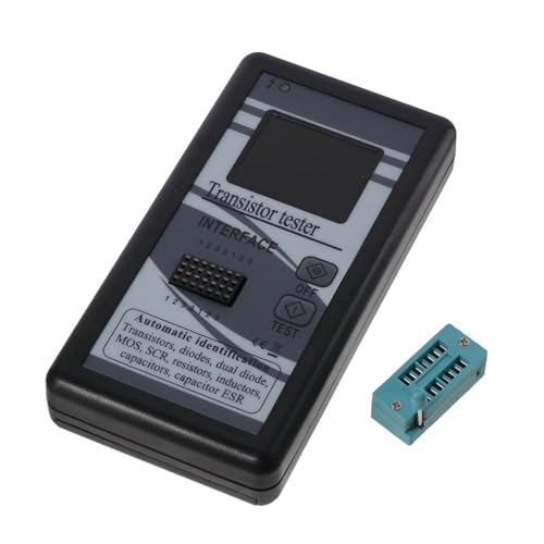 Image of M328 Transistor Tester, Multifunctional Resistance,ESR Meter, Mosfet Transistor Capacitor Tester, NPN PNP Transistor Diode Resistor Inductor Capacitance Meter Automatic Checker Detector
