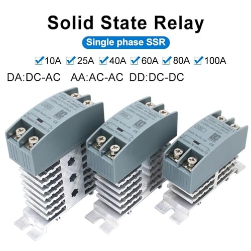 Relais statique SSR à dissipation thermique 120A DC-DC monophasé - 2